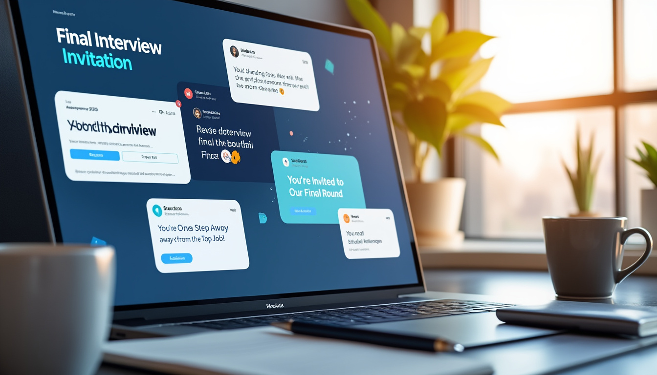 découvrez 5 modèles d'e-mails efficaces pour confirmer la sélection d'un candidat pour l'entretien final. simplifiez votre processus de recrutement et assurez une communication claire et professionnelle avec ces exemples pratiques.