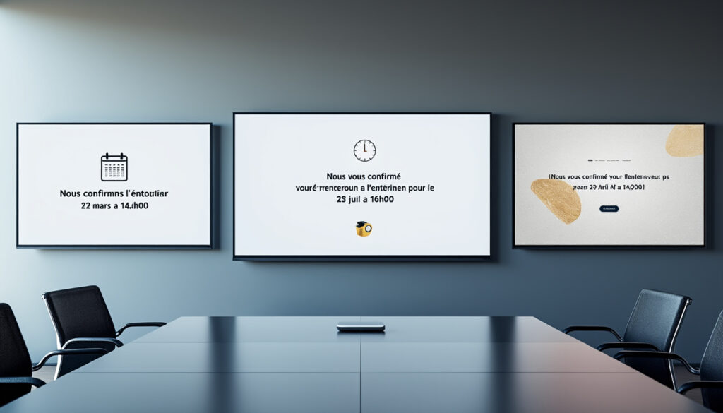 5 exemples d&rsquo;e-mails pour confirmer un rendez-vous professionnel