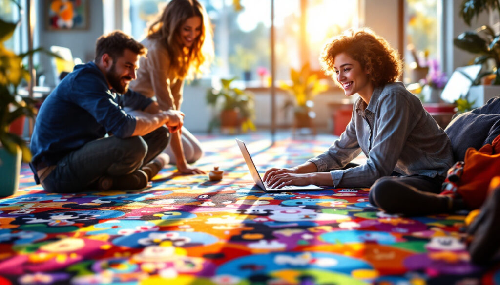 Tapis Disney dans les bureaux : une idée loufoque qui booste la QVT ?